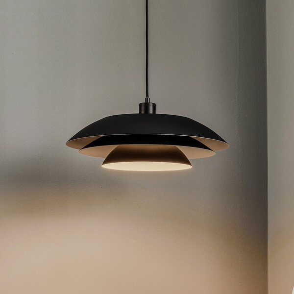 Dyberg Larsen DL45 viseća lampa metal crna, prigušiva, Crno, Dnevni boravak/blagovaonica, Metal