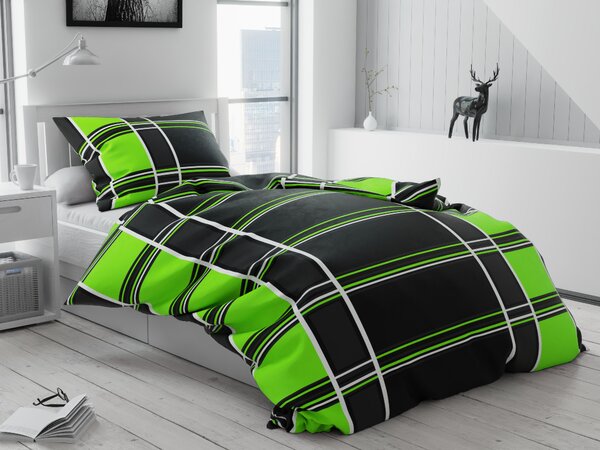 Pamučna posteljina FLUORESCENTO zelena