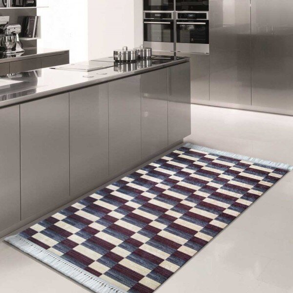 Plavi tepih za kuhinju Širina: 160 cm | Duljina: 220 cm