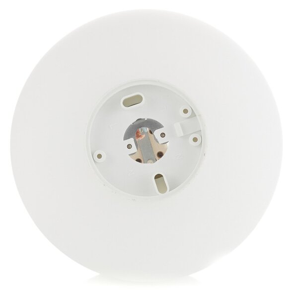 Fabbian Lumi Sfera staklena zidna svjetiljka, Ø 14 cm, prigušiva, Bijela, Dnevni boravak/blagovaonica, Staklo, Zid okrugli