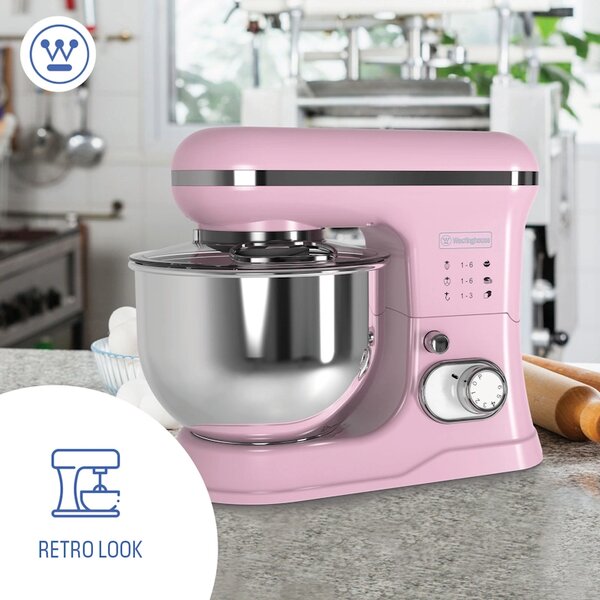 Westinghouse Retro Pink samostojeći mikser