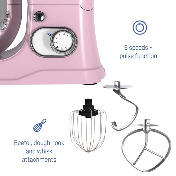 Westinghouse Retro Pink samostojeći mikser