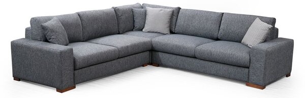 Atelier Del Sofa Kutna garnitura LOOP 7, antracit, Loop 7