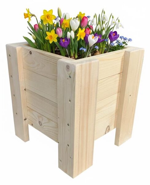 ATMOWOOD Kvadratni drveni sanduk 33 cm - bor