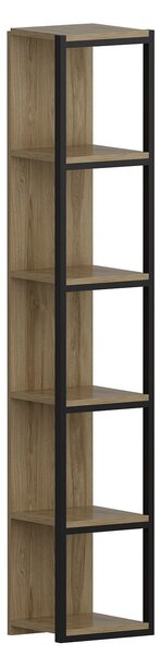 Zondo.hr Regal Tortula (hrast + crna). Akcija -31%. 1102612