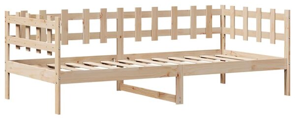 Dnevni krevet s ladicama bez madraca 90 x 190 cm masivno drvo - Smeđa / 90 x 190 cm
