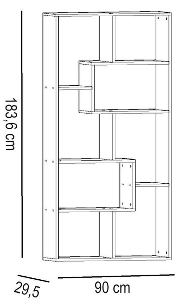 Zondo.hr Regal Zipply (bijela). Akcija -32%. 1102664