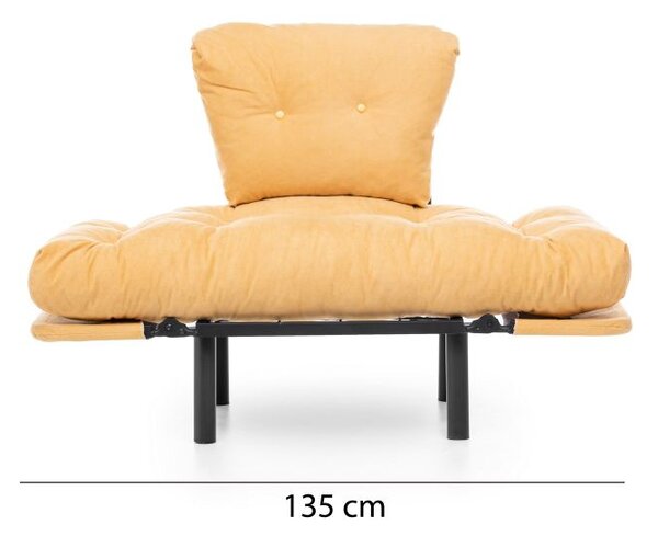 Atelier Del Sofa Fotelja, Senf, Nitta Single - Mustard