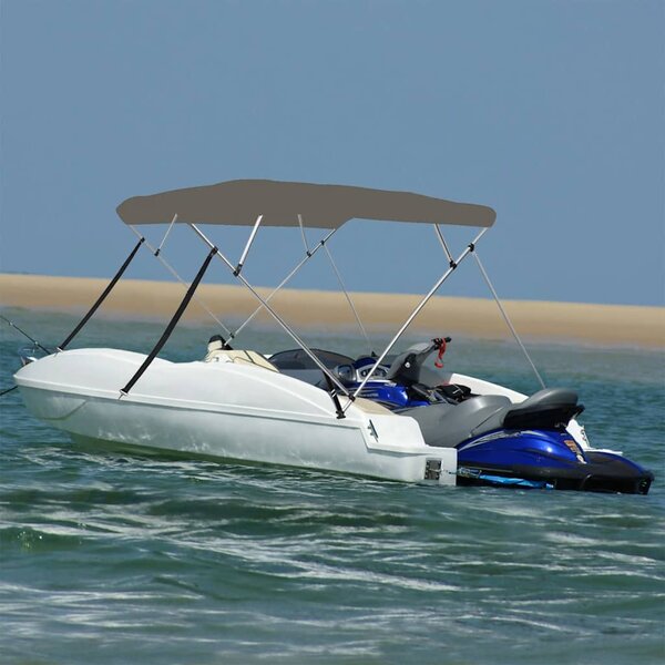 Tenda bimini s 4 luka siva 243x210x137 cm - Siva / 243 x 210 x 137 cm