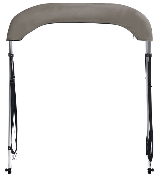 Tenda bimini s 2 luka siva 180x130x110 cm - Siva / 180 x 130 x 110 cm
