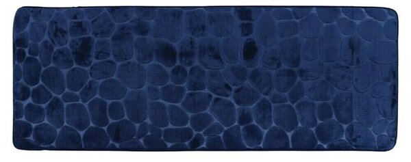 Kupaonski tepih Tendance Pebble (D x Š: 45 x 120 cm, Tamno plava)