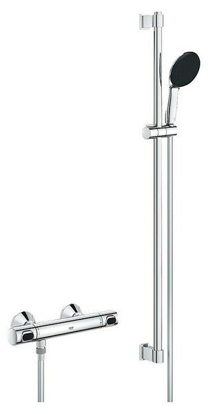 Grohe QuickFix Sustav tuš garniture Precision Flow (Broj vrsta mlaza: 1 Kom., Srebrna)