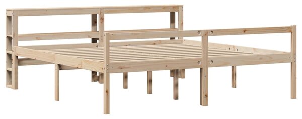 Krevet za starije s uzglavljem 200x200 cm od borovine - Smeđa / 200 x 200 cm