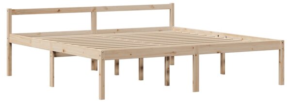 Krevet za starije s uzglavljem 200x200 cm od borovine - Smeđa / 200 x 200 cm
