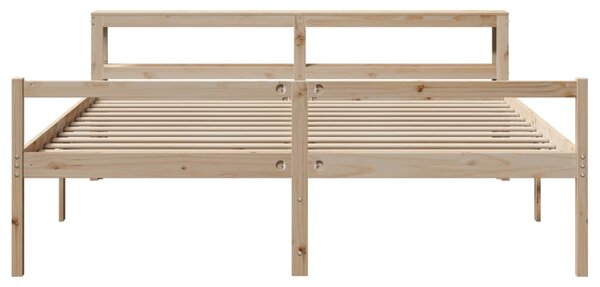 Krevet za starije s uzglavljem 200x200 cm od borovine - Smeđa / 200 x 200 cm