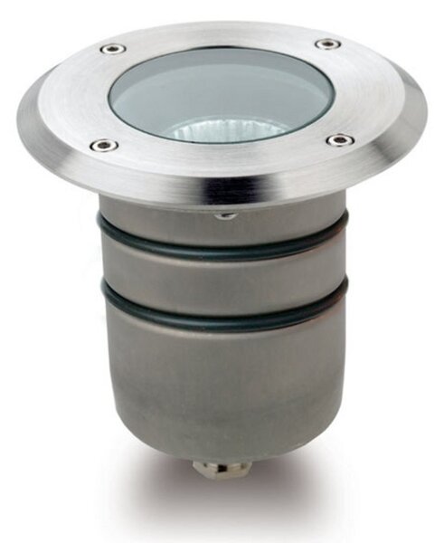 LEDS-C4 Vodootporno ugradbeno svjetlo AQUA, Metalik, Metal, Okrugla ugradna svjetla