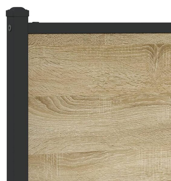 Metalni okvir kreveta bez madraca boja hrasta sonome 100x200 cm - Smeđa / 100 x 200 cm