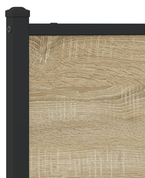 Metalni okvir kreveta bez madraca boja hrasta sonome 90x190 cm - Smeđa / 90 x 190 cm