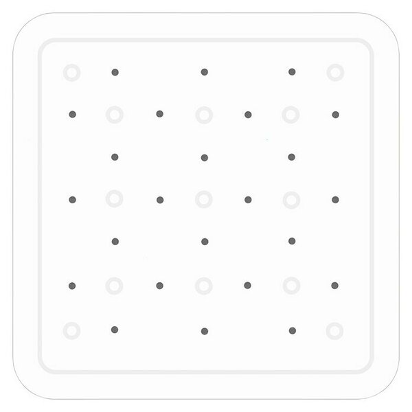 Diaqua Protuklizna podloga (54,5 x 54,5 cm, PVC, Bijele boje)