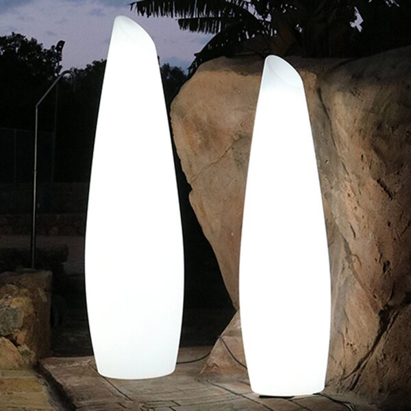 Newgarden Fredo podna lampa sa kablom, visina 140 cm, Bijela, Plastika
