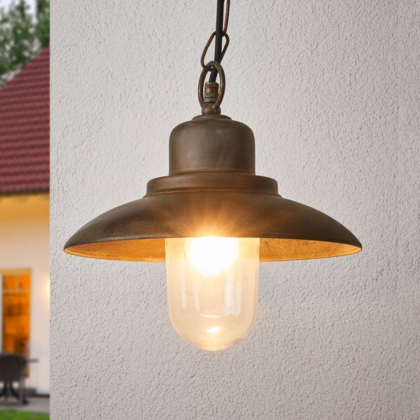 Moretti Luce PALERMO vanjsko viseće svjetlo, Bronca / stari mesing, Metal