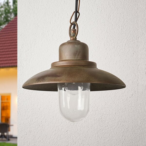 Moretti Luce PALERMO vanjsko viseće svjetlo, Bronca / stari mesing, Metal