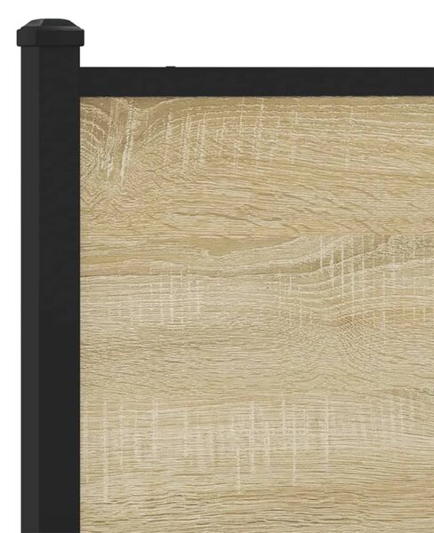 Metalni okvir kreveta bez madraca boja hrasta sonome 120x200 cm - Smeđa / 120 x 200 cm