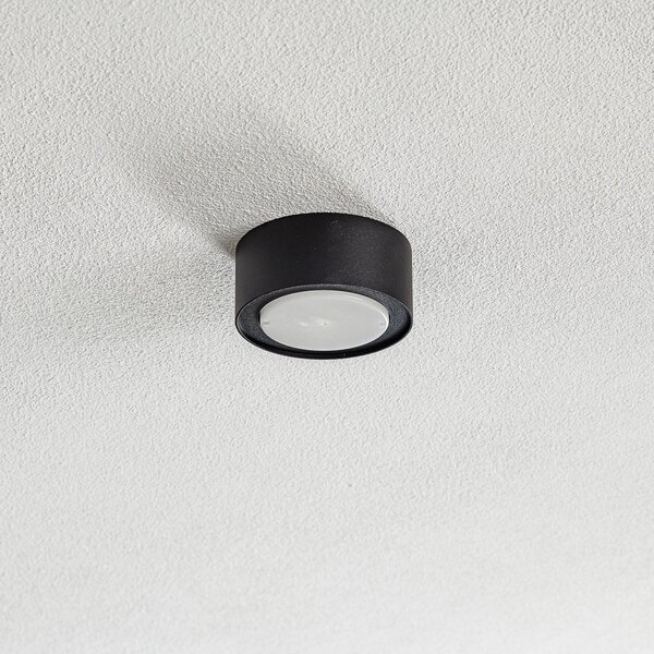 Nowodvorski Lighting Stropna svjetiljka protiv buha od čelika, crna, prigušiva, Crno, Dnevni boravak/blagovaonica, Metal