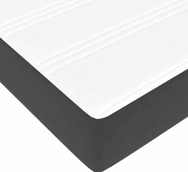 Okvir kreveta s madracem s madracem 2 pcs Crna Baršun - Crna / 200 x 200 cm