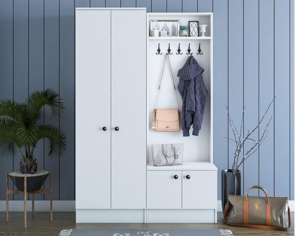 Zondo.hr Set za predsoblje Maui M11 (bijela). Akcija -30%. 1102334