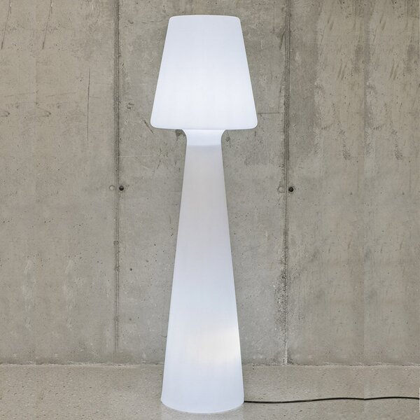 Newgarden Lola LED podna lampa, kabel, visina 200 cm, Bijela, Plastika