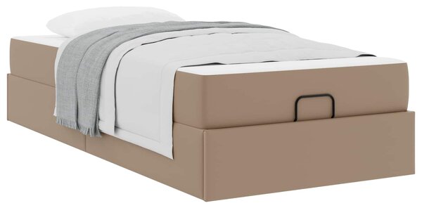 Okvir kreveta s madracem Ostalo 2 pcs Smeđa PVC - Žućkastosmeđa / 90 x 190 cm