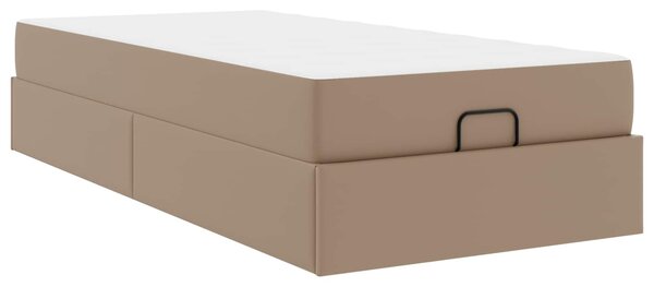 Okvir kreveta s madracem Ostalo 2 pcs Smeđa PVC - Žućkastosmeđa / 90 x 190 cm
