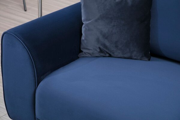 Atelier Del Sofa Kutna garnitura, IMAGE, desna, mornarsko plava, Image Corner Right ( L3-Chl ) - Navy Blue