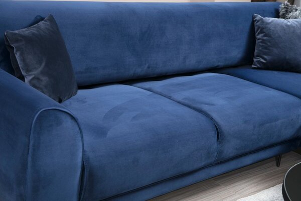 Atelier Del Sofa Kutna garnitura, IMAGE, desna, mornarsko plava, Image Corner Right ( L3-Chl ) - Navy Blue