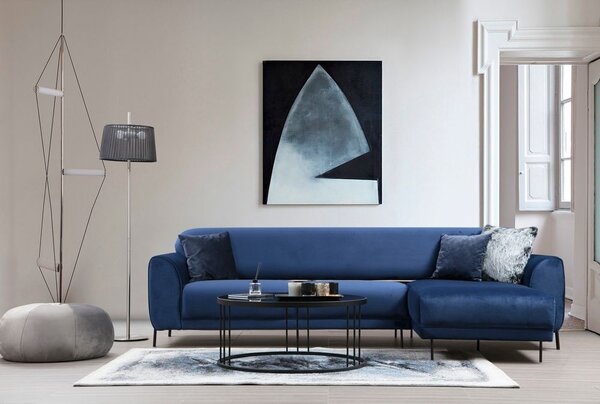 Atelier Del Sofa Kutna garnitura, IMAGE, desna, mornarsko plava, Image Corner Right ( L3-Chl ) - Navy Blue