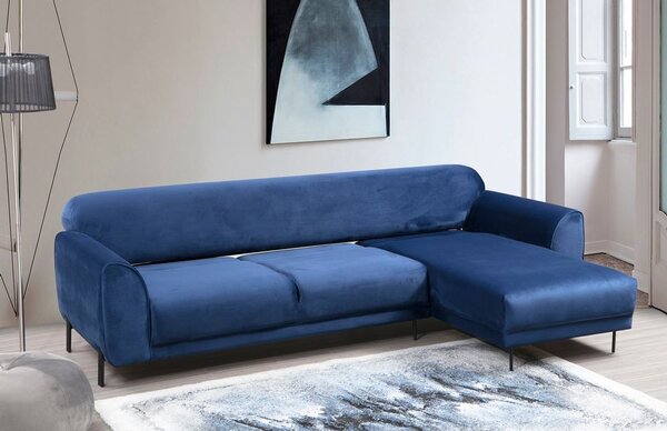 Atelier Del Sofa Kutna garnitura, IMAGE, desna, mornarsko plava, Image Corner Right ( L3-Chl ) - Navy Blue