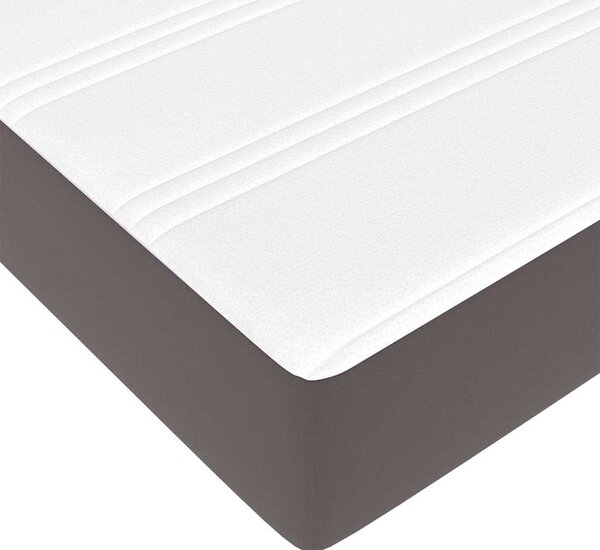 Okvir kreveta s madracem Ostalo 2 pcs Siva PVC - Siva / 90 x 190 cm