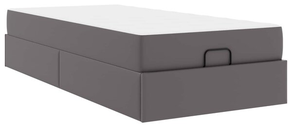 Okvir kreveta s madracem Ostalo 2 pcs Siva PVC - Siva / 90 x 190 cm