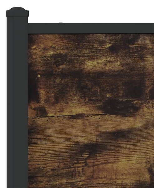 Metalni okvir kreveta bez madraca boja hrasta 100x200 cm - Smeđa / 100 x 200 cm