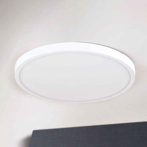 ORION LED stropna svjetiljka Lero, prigušiva, 30W, Ø 40cm, prigušiva, Bijela, Dnevni boravak/blagovaonica, Metal