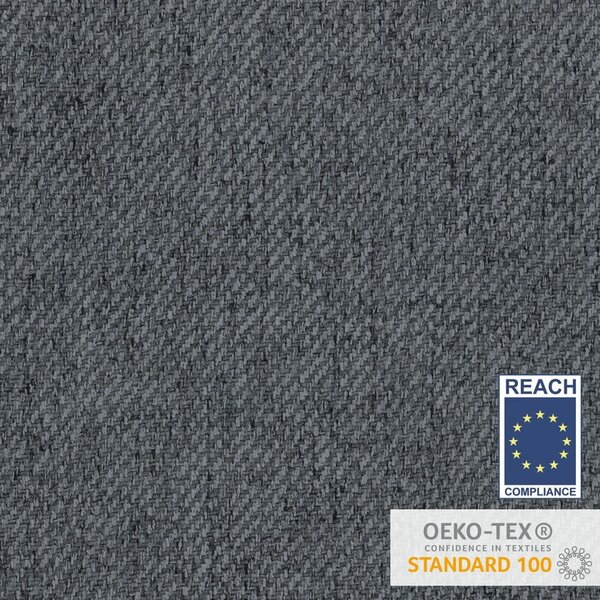 Sivi/u prirodnoj boji boxspring krevet s prostorom za pohranu 140x200 cm Faro – Maison de Rêve
