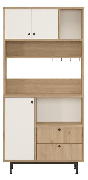 Zondo.hr Ormar s policama Rebutia 4 (hrast + bijela). Akcija -32%. 1102508