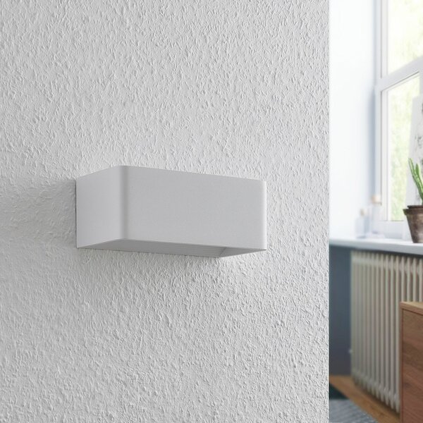 Arcchio Archio LED zidna lampa Karam, 20 cm, bijela, metal, gore/dolje, Bijela, Dnevni boravak/blagovaonica, Aluminij
