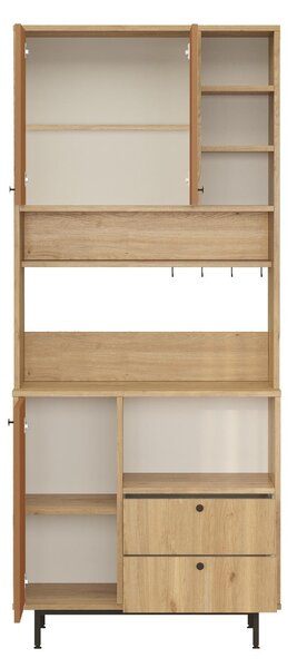 Zondo.hr Ormar s policama Rebutia 6 (hrast + cigla). Akcija -30%. 1102517