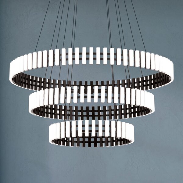 ORION Mansion LED visilica, prigušiva, prigušiva, Bijela, Dnevni boravak/blagovaonica, Metal