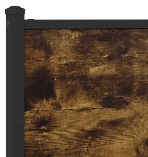 Metalni okvir kreveta bez madraca boja hrasta 120x190 cm - Smeđa / 120 x 190 cm
