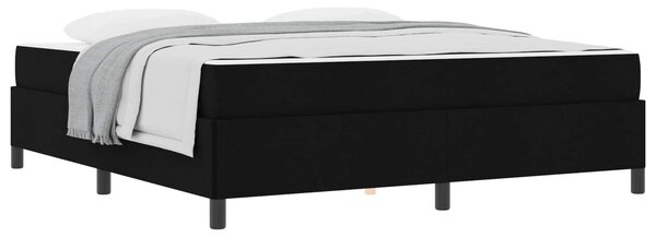 Krevet s opruga kutije Crna 180 x 200 cm tkanina - Crna / 180 x 200 cm