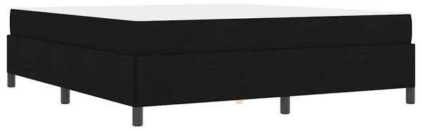 Krevet s opruga kutije Crna 180 x 200 cm tkanina - Crna / 180 x 200 cm
