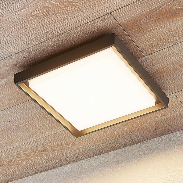 Birta LED vanjska stropna svjetiljka, četvrtasta, 34 cm